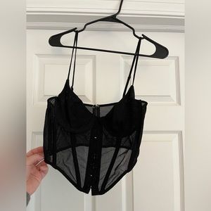 WHITEFOX BOUTIQUE CORSET CROP